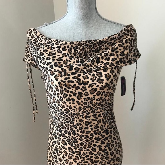Cheetah Print Dress - Picture 3 of 6